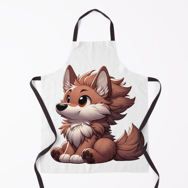 Item preview, Chibi Coyote Pup Sitting and Waiting designed and sold by nikkolaus.