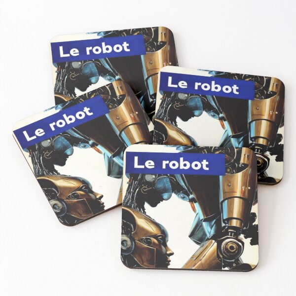 Item preview, Robot Love Art Illustrations Midcentury | #3 designed and sold by NickWhittleArt.