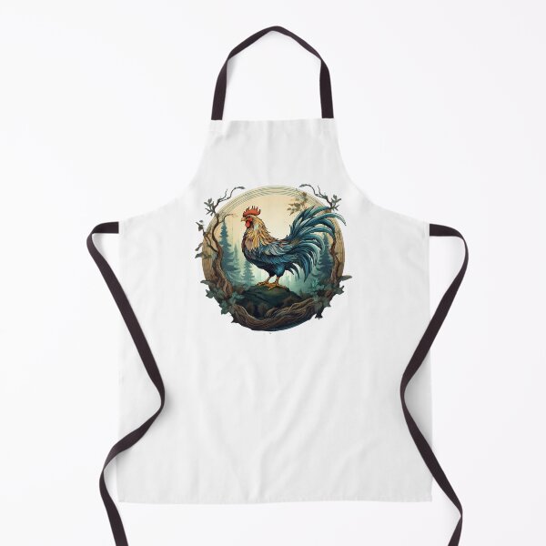 Item preview, Rooster – Sacred Lunar Guardian designed and sold by Gnome Grove.