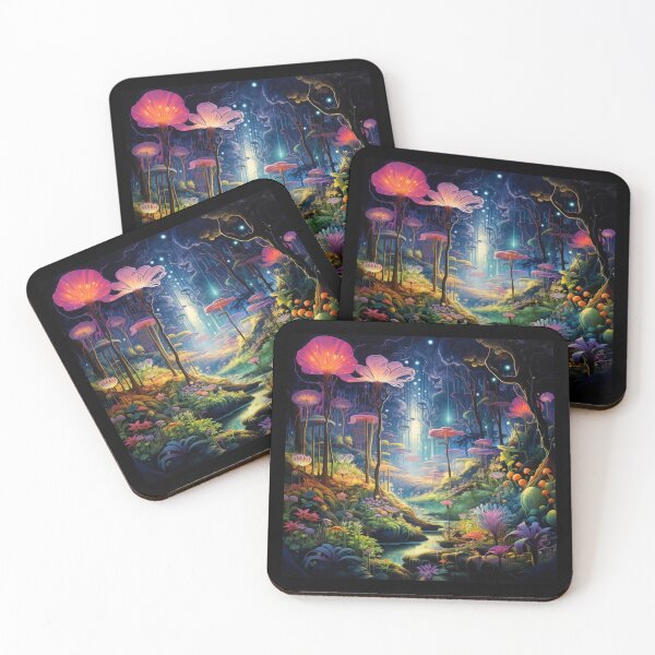Item preview, Psychedelic Jungle Dreamscape designed and sold by SMARTKIT  DESIGNAGENCY.