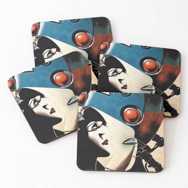 Item preview, Robot Love Art Illustrations Midcentury | #4 designed and sold by NickWhittleArt.