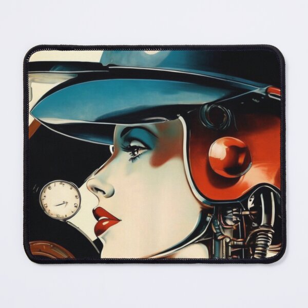Item preview, Robot Love Art Illustrations Midcentury | #5 designed and sold by NickWhittleArt.