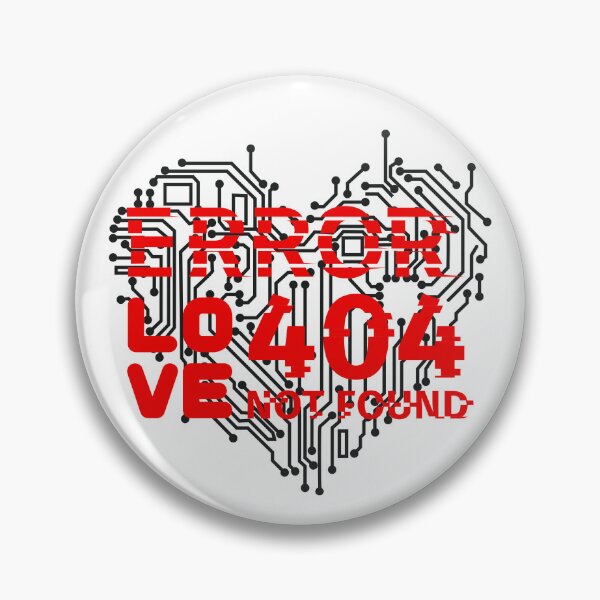 Item preview, 404 Love Glitch: A Digital Heartbreak designed and sold by NurzZz73.