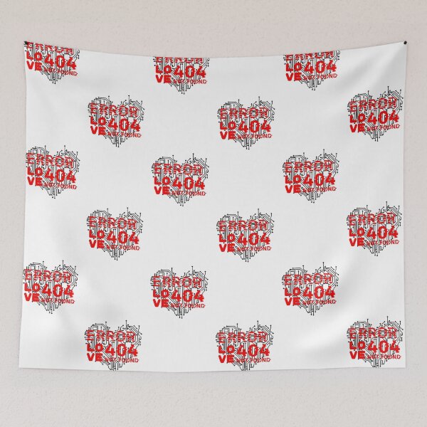 Item preview, 404 Love Glitch: A Digital Heartbreak designed and sold by NurzZz73.