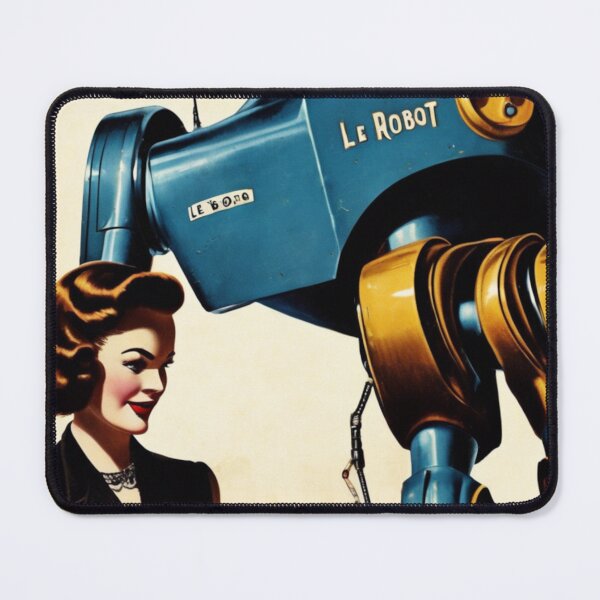 Item preview, Robot Love Art Illustrations Midcentury | #6 designed and sold by NickWhittleArt.