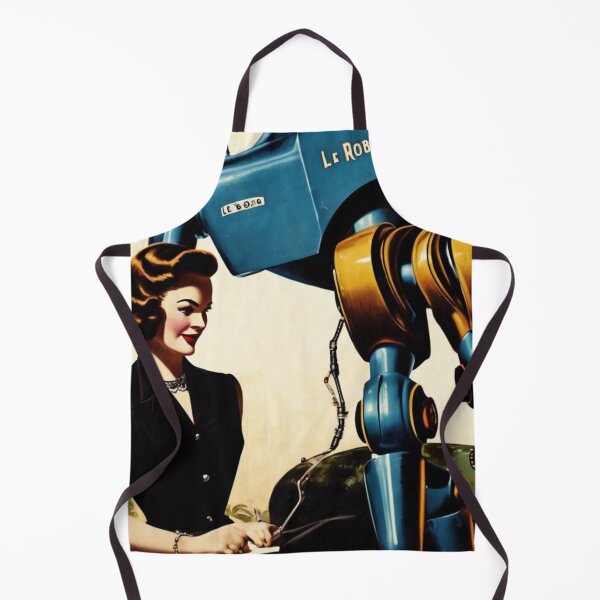 Item preview, Robot Love Art Illustrations Midcentury | #6 designed and sold by NickWhittleArt.