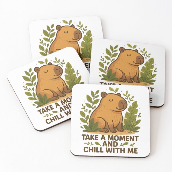 Item preview, Relaxed Capybara designed and sold by CreativeHustlers.