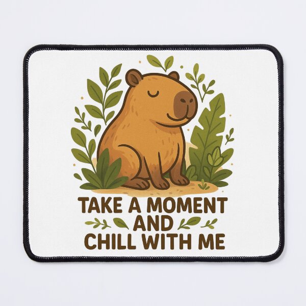 Item preview, Relaxed Capybara designed and sold by CreativeHustlers.