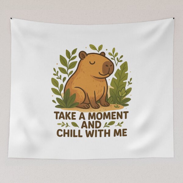 Item preview, Relaxed Capybara designed and sold by CreativeHustlers.