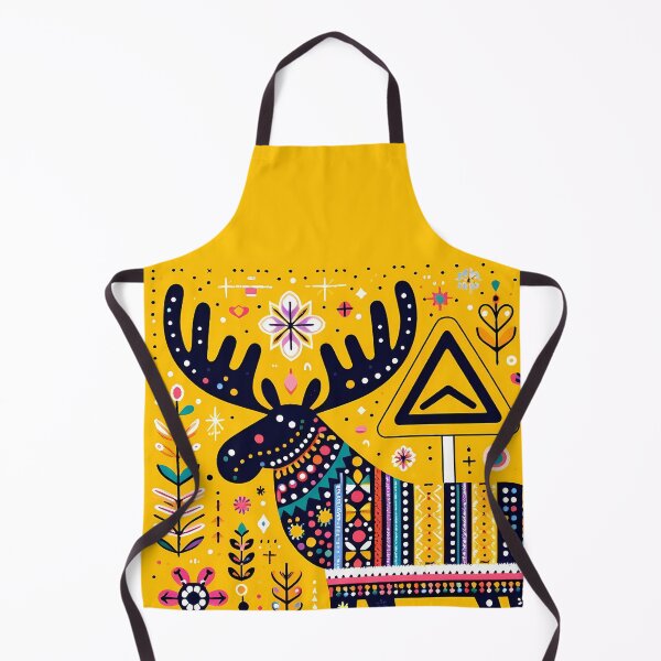 Item preview, Chasing the Moose – Scandinavian Legends in Colour by heidiannemorris © designed and sold by FOLK ART FUSION by heidiannemorris.