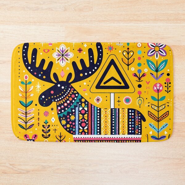 Item preview, Chasing the Moose – Scandinavian Legends in Colour by heidiannemorris © designed and sold by FOLK ART FUSION by heidiannemorris.