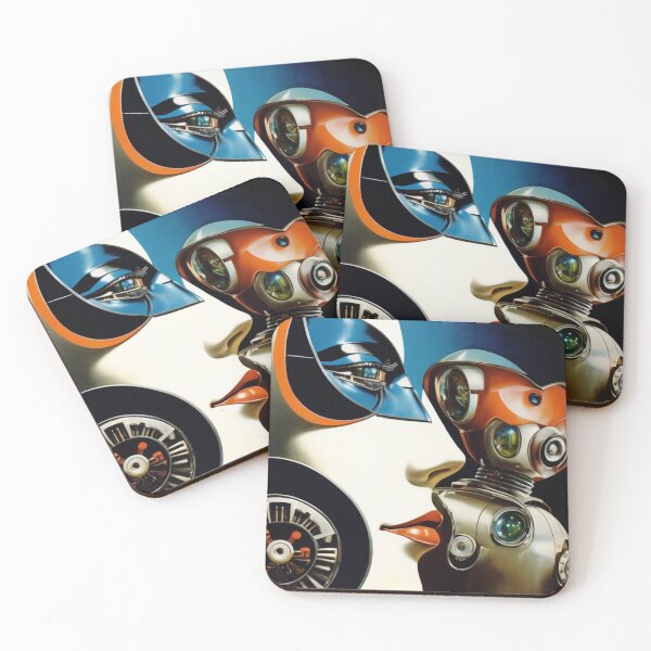 Item preview, Robot Love Art Illustrations Midcentury | #7 designed and sold by NickWhittleArt.