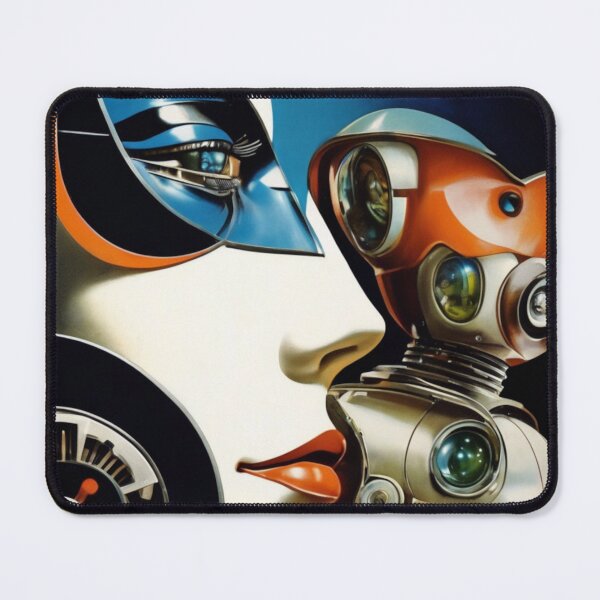 Item preview, Robot Love Art Illustrations Midcentury | #7 designed and sold by NickWhittleArt.