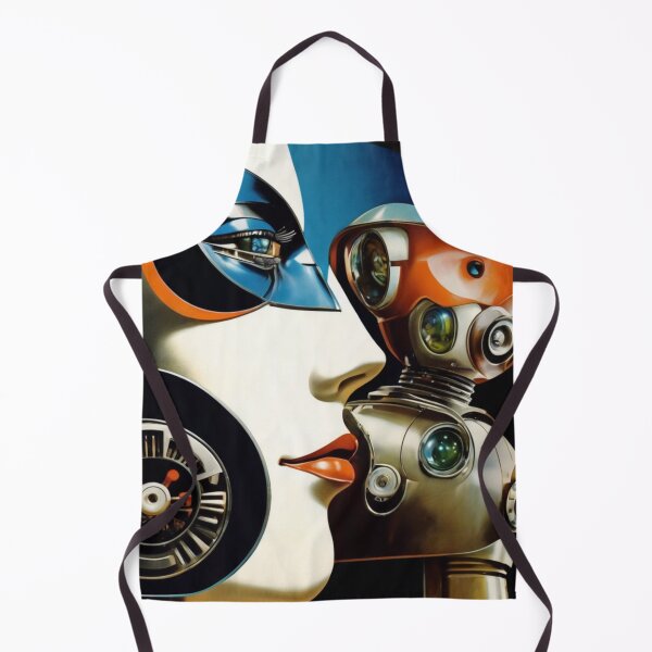 Item preview, Robot Love Art Illustrations Midcentury | #7 designed and sold by NickWhittleArt.