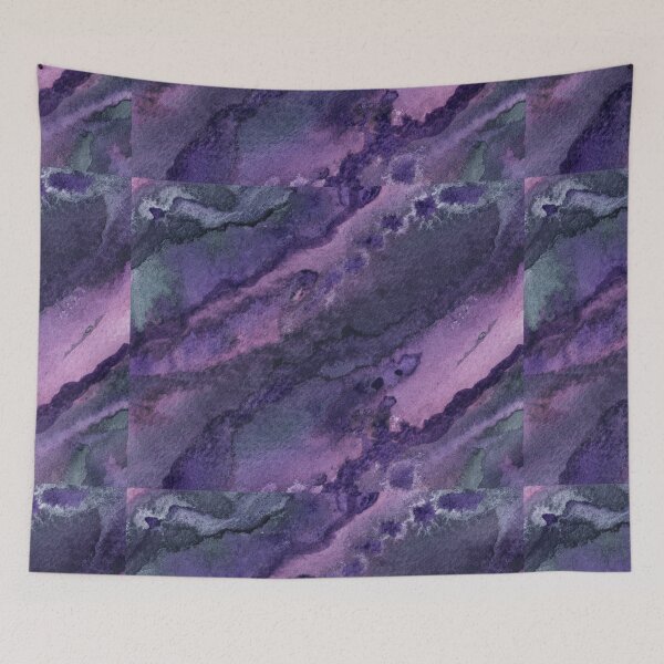 Item preview, Abstract Watercolor Fantasy Art In Purple I  designed and sold by Irina Sztukowski.