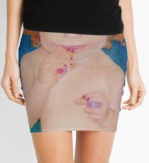 I found Mommy's lipstick Mini Skirt