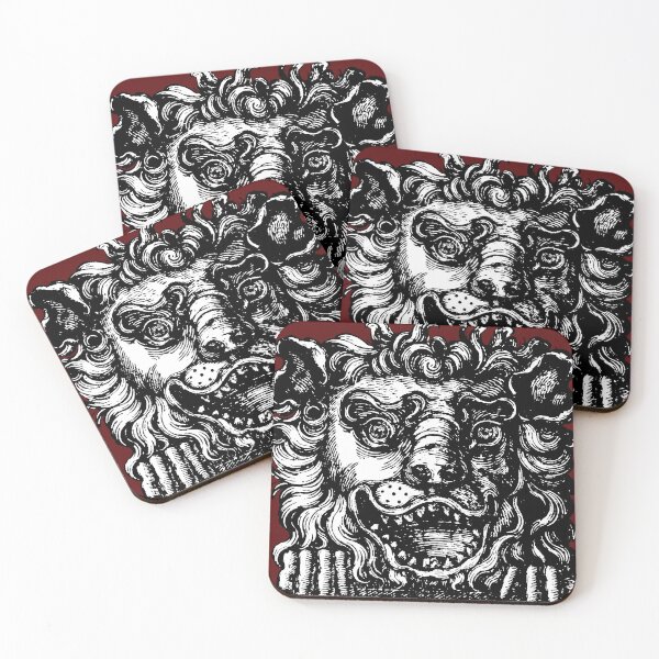 Item preview, William Hogarth's Lion's Head Button's Tavern  designed and sold by Pixelchicken.