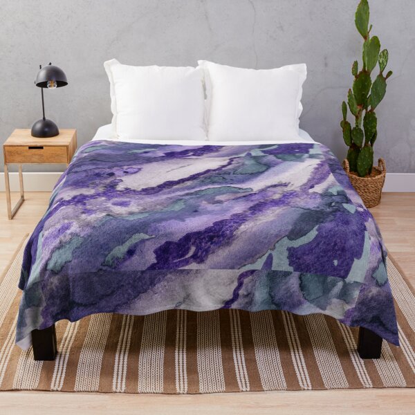 Item preview, Abstract Watercolor Fantasy Art In Purple II designed and sold by Irina Sztukowski.