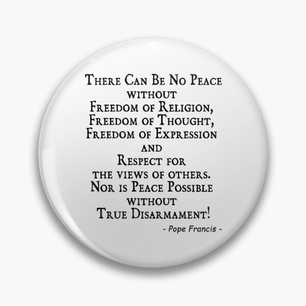 Item preview, Pope Francis last message to the world, Urbi et Orbi, quote world peace, black designed and sold by ramwebroom.