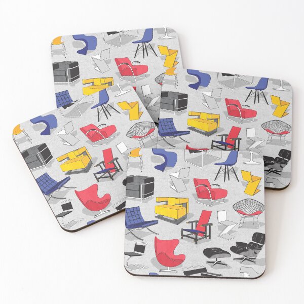Item preview, Have a seat in Bauhaus style and influence // cardboard grey background designed and sold by SelmaCardoso.