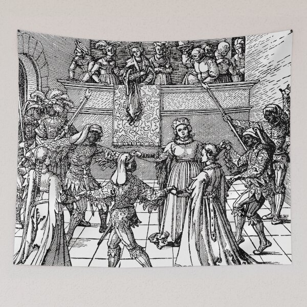 Item preview, A Medieval Renaissance Masked Ball by Durer designed and sold by Pixelchicken.