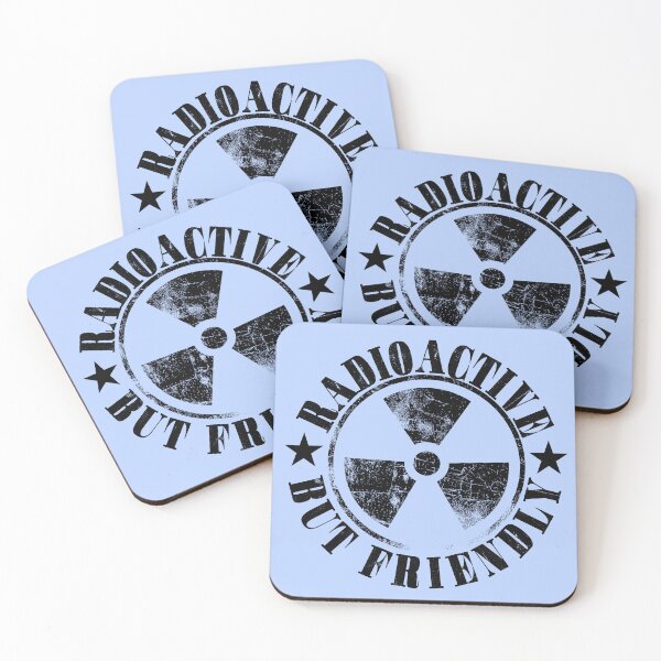 Item preview, Radioactive But Friendly Warning Sign designed and sold by Bearded Jester Designs.