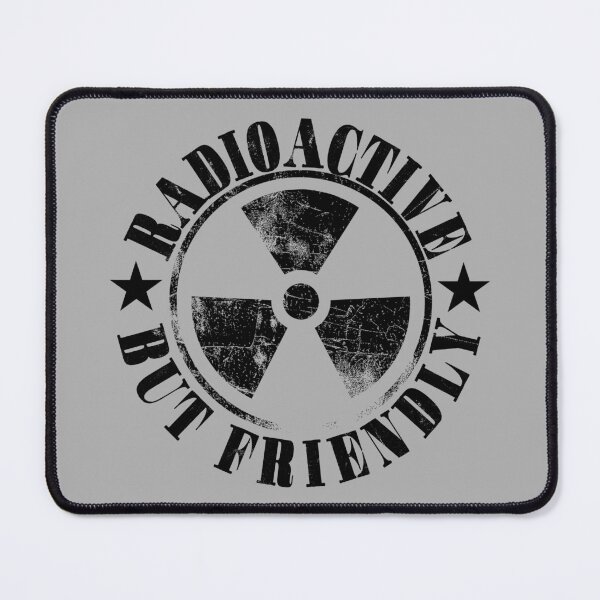 Item preview, Radioactive But Friendly Warning Sign designed and sold by Bearded Jester Designs.