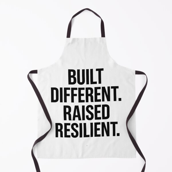 Item preview, Built Different. Raised Resilient. | Bold Motivational Design designed and sold by BuiltOnBold.