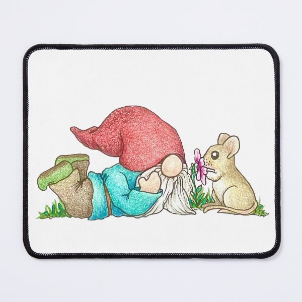 Item preview, Stop and smell the flowers Gnome designed and sold by SarahCD13.