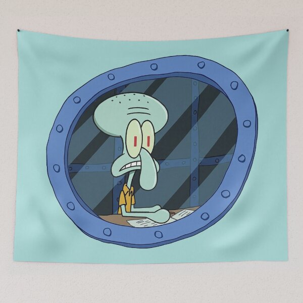 Item preview, Squidward's Stressful Desk Window View designed and sold by zzz888.