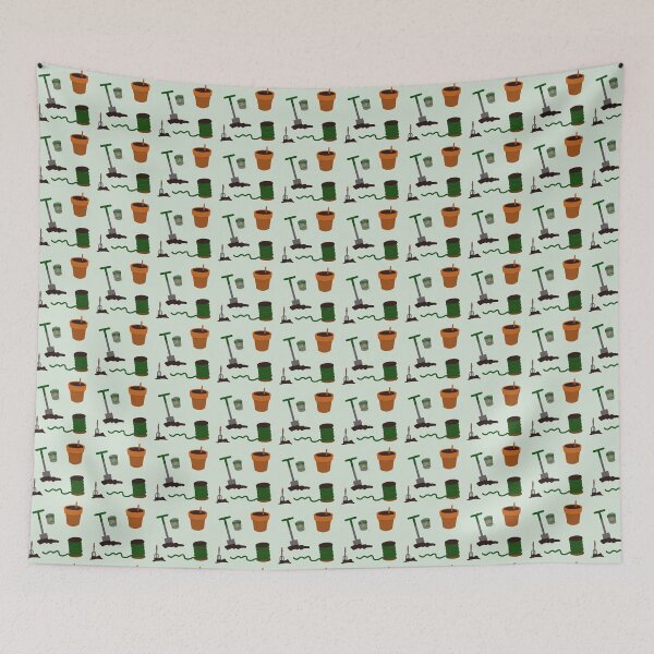 Item preview, Gardening Tools Pattern designed and sold by CharliesDoodles.
