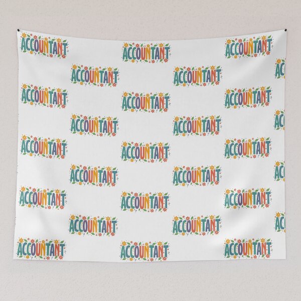 Item preview, Floral Accountant Fun Colorful Job designed and sold by Anixr.