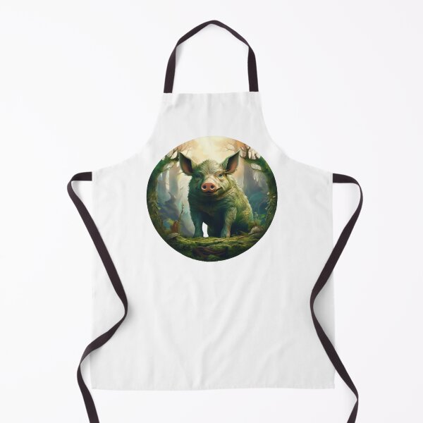 Item preview, Pig – Sacred Lunar Guardian designed and sold by Gnome Grove.