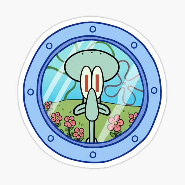 Vista previa del artículo con la obra «Vista del jardín de flores de la ventana de Calamardo», diseñado y vendido por zzz888.