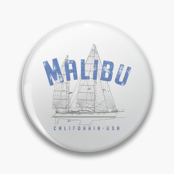 Item preview, Malibu California Nautical Sailboat Design designed and sold by Futurebeachbum.