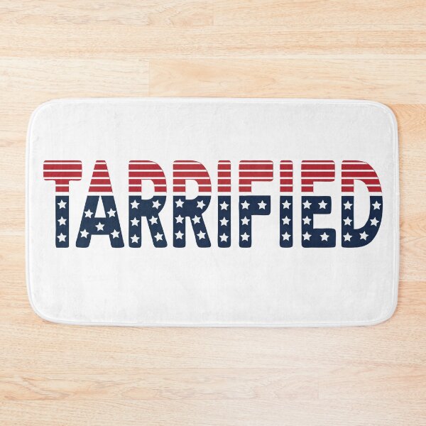 Item preview, Tarrified – Bold Political Statement on 2025 Trump Tariffs  designed and sold by pixelated_echoes.