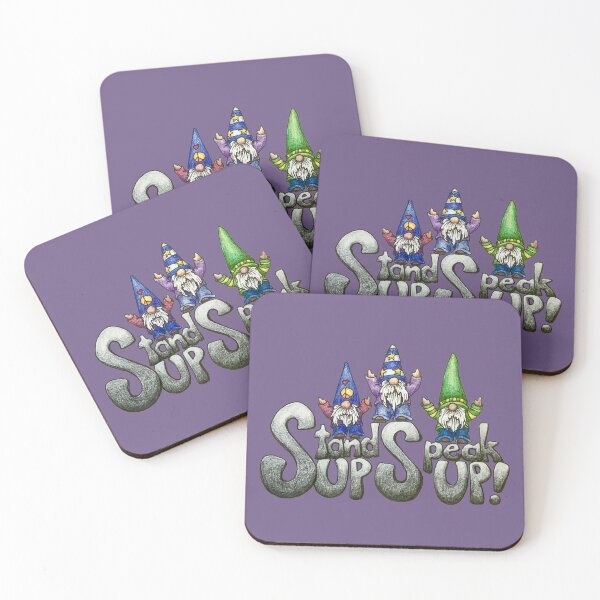 Item preview, Stand Up Speak Up Gnomes designed and sold by SarahCD13.