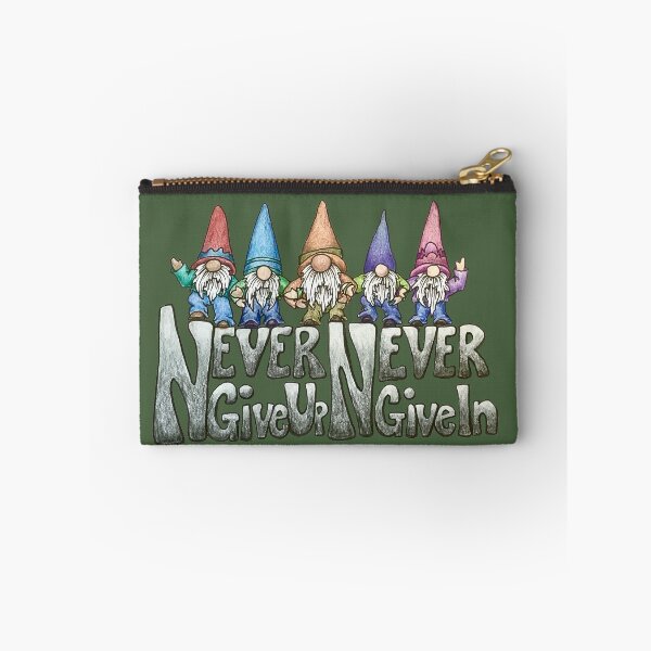 Item preview, Never Give Up Gnomes designed and sold by SarahCD13.