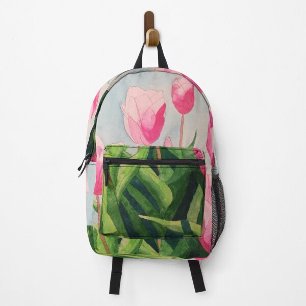 Item preview, Pink tulips watercolour painting designed and sold by esvb.