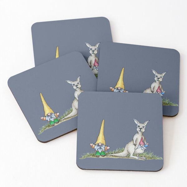Item preview, Gnomes and Kangaroo designed and sold by SarahCD13.