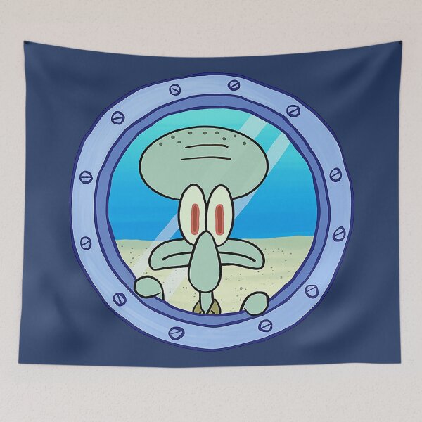 Item preview, Squidward's Window Seabed View designed and sold by zzz888.