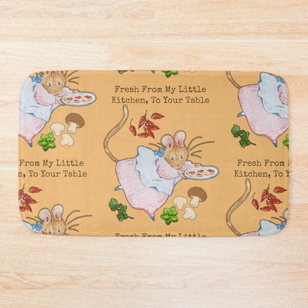 Item preview, Ms Mouse Serving Fresh Pizza Colorful Illustration Design designed and sold by EarthArtDesigns.