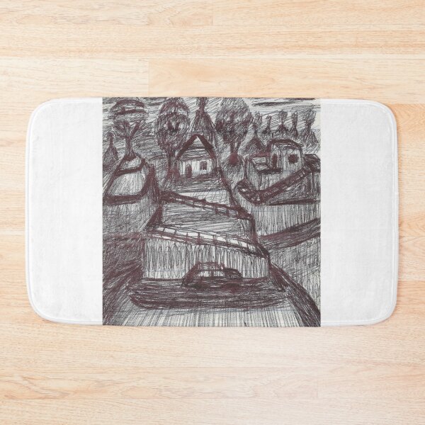 Item preview, Old City built into the side of a Hill Drawing designed and sold by Charles Harker.