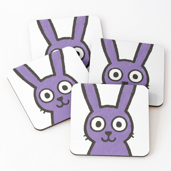 Item preview, Purple Bunny Doodle | Cute Hand-Drawn Style designed and sold by The Sandy Design Store.