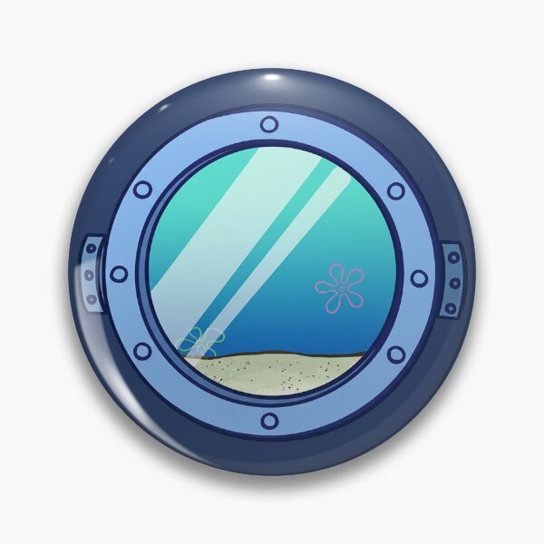 Item preview, Squidward's Window Bikini Bottom Porthole View designed and sold by zzz888.
