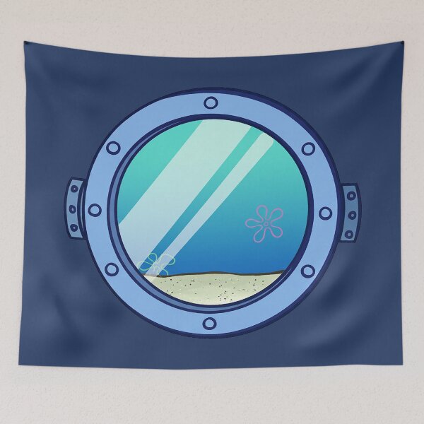 Item preview, Squidward's Window Bikini Bottom Porthole View designed and sold by zzz888.