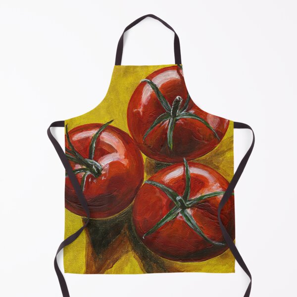 Item preview, Three Juicy Tomatoes in Acrylic Paint on Canvas designed and sold by LymphomaLass.