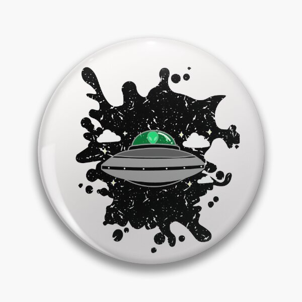 Artikelvorschau, Alien-Invasion: Fliegende Untertasse entworfen und verkauft von Sartoris Art.