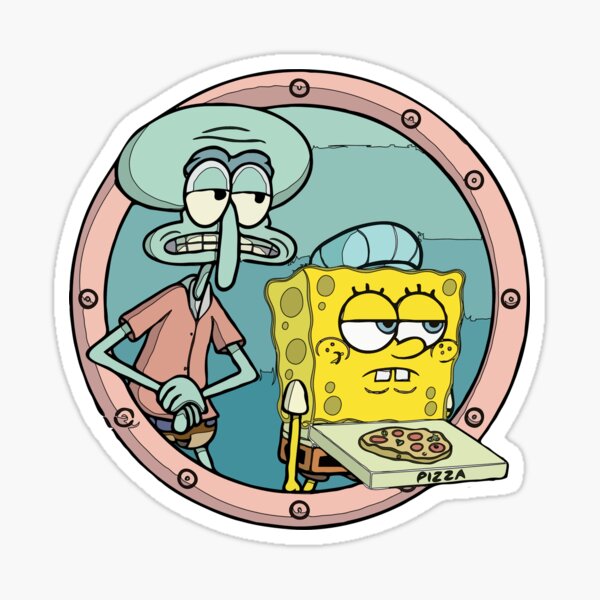 Aperçu de l'œuvre Fenêtre de Squidward créée et vendue par DashBliss.