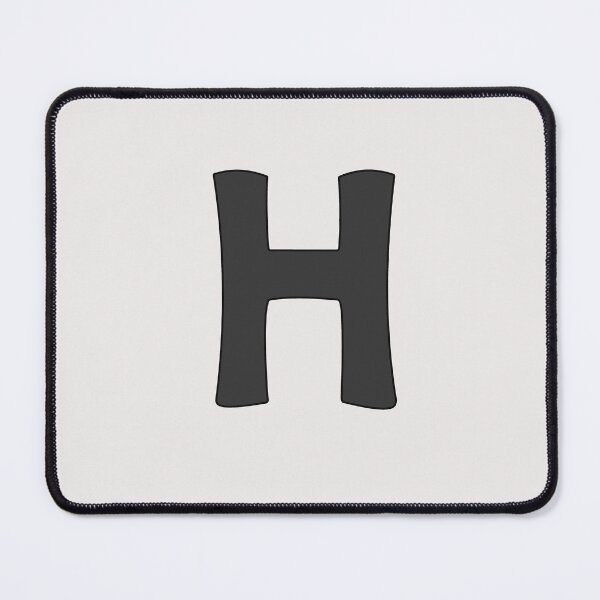 Item preview, letter h black designed and sold by ZiphGames.